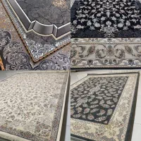 فرش ماشینی لاکی /جدید 1500شانه /طرح چهل ستون