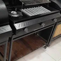 باربیکیو و کبابپز بغل شعله ایران گاز سایز ۱۰۰