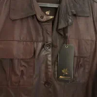 فروش کت چرم طبیعی برند نوین چرم (کاملاً نو)