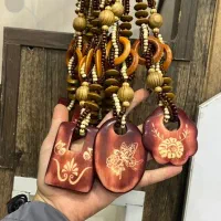 گردنبند رومانتویی چوبی