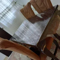 میزغذاخوری طرح چوب|میز و صندلی غذاخوری|ارومیه, |دیوار