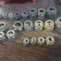 مهره و اتصالات کولر دو تیکه