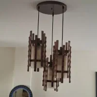 چهار عدد لوستر سه شاخه و تک شاخه