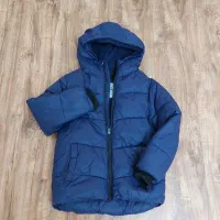 کاپشن  خارجی داخل پشم سورمه ای