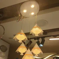 لوستر ۵ شعله سه حالته کد25 وارداتی|لوستر و چراغ آویز|اصفهان, تخت فولاد|دیوار