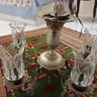 یک عدد لوستر پنج شاخه برنجی