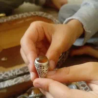 انگشتر عقیق یمنی اصل پنج تن