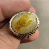 انگشتر نقره دست ساز باباقوری سنگ مصور|بدلیجات|تهران, نیروی هوایی (پیروزی)|دیوار