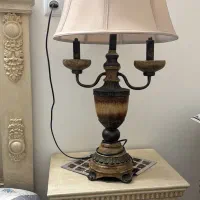 آباژور و لوستر اتاق خواب