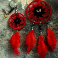 آویز کیف و جاکلیدی و مکرومه و دیوار کوب