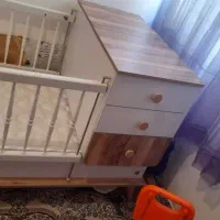 تخت کودک و نوجوان دومنظوره وارداتی آپادانا|تخت و صندلی بچه|رشت, رشتیان|دیوار