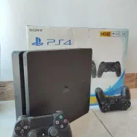 ps4 اسلیم یک ترابایت کپی خور دو دسته