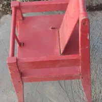 صندلی غذای کودک تمام چوبی ایکیا|تخت و صندلی بچه|شیراز, انجیره|دیوار