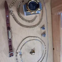 ست طلایی و نقره ای گردنبند و دستبند|بدلیجات|کردکوی, |دیوار