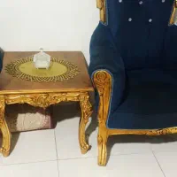 مبلمان استیل 7 نفره|مبلمان خانگی و میز عسلی|مشهد, گاز|دیوار
