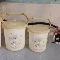 سطل جای برنج و قند وچای|ظروف نگهدارنده، پلاستیکی، یکبارمصرف|روانسر, |دیوار