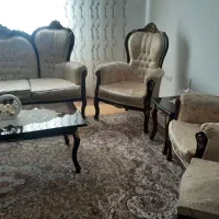 مبلمان استیل۹نفره|مبلمان خانگی و میز عسلی|کرج, بیلقان|دیوار