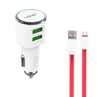 شارژر فندکی LDNIO اصلی با کابل ( نو )