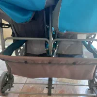 کالسکه دوقلو کار کرده ۳،۵۰۰|کالسکه و لوازم جانبی|کرج, محمد آباد|دیوار