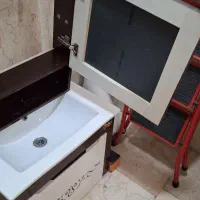 روشویی کابینتی با آینه|لوازم سرویس بهداشتی|قم, صفاشهر|دیوار