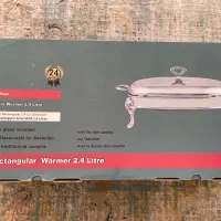 گرم کن استیل مستعطیلی ۲/۴ لیتر