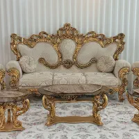 مبل سلطنتی 9نفره شاهنشین درحدنونو|مبلمان خانگی و میز عسلی|ملایر, |دیوار