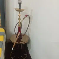 قلیون برنجی با میز