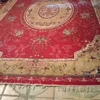 دو عدد قالی ماشینی 12متری یک قالی کناره