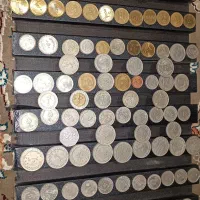 تعداد ۱۲۰عدد سکه قدیمی ایرنی تعدای هم داریم