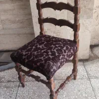 صندلی ناهار خوری چوب گردو انتیک قدیمی کمیاب|صندلی و نیمکت|تهران, جیحون|دیوار