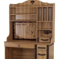 میز تحریر چوبی قهوه ای آپادانا مدل کشتی