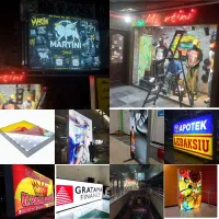 نورپردازی نور ال ای دی دکور تابلوسازی تابلو