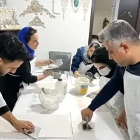 آموزش میکروسمنت و پتینه|صنایع دستی و سایر لوازم تزئینی|رشت, نظری|دیوار