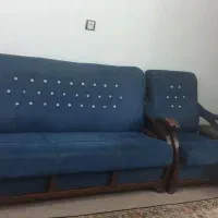 یک دست مبل هفت نفره تمیز|مبلمان خانگی و میز عسلی|رضوانشهر, |دیوار