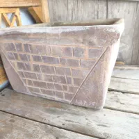 دو عدد گلدان سفالی بزرگ