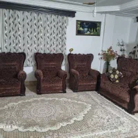 فروش مبل ۷نفره سالم و نو|مبلمان خانگی و میز عسلی|سورک, |دیوار