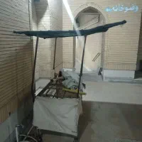 میز آهنی با سایه بون محکم|فروشگاه و مغازه|بهبهان, |دیوار