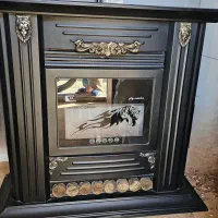 بخاری مدل شومینه ای|بخاری، هیتر، شومینه|جوانرود, |دیوار