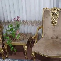 مبلمان کلاسیک ۹نفره کاملا چوب راش حتی کلاف داخل|مبلمان خانگی و میز عسلی|تاکستان, |دیوار