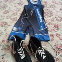 لباس کشتی وکفش کشتی مناسب ۷تا۹ سال