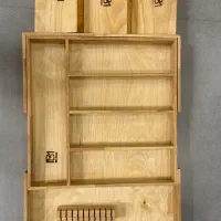 ارگانیزر چوبی کشو|آب‌چکان و نظم‌دهنده ظروف|تهران, دروس|دیوار