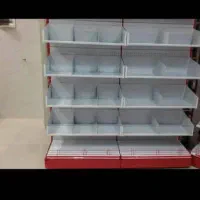 قفسه اداری/فروشگاهی/قفسه فلزی  بانصب نووکارکرده