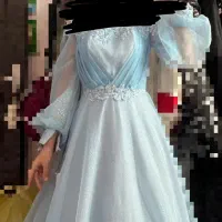 لباس مجلسی آبی روشن