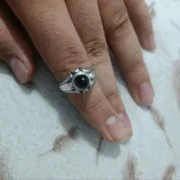 انگشتر نقره زرین رکاب