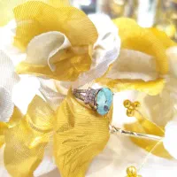 انگشتر فیروزه مدل جواهری(نقره جات رویال)|بدلیجات|مشهد, طلاب|دیوار
