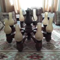 لوستر چوب