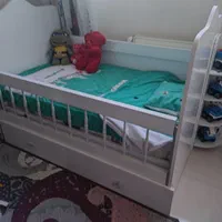 تخت نوزاد با تشک|تخت و سرویس خواب|فولادشهر, C4|دیوار