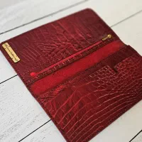 کیف پول کتی/چرم طبیعی/دست دوز/مردانه و زنانه