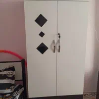 کمد دیواری  ام دی  اف دارای چراغ خواب