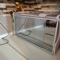 ماکرو ال‌جی در حد نو..بزرگ نقره ای|اجاق گاز و لوازم برقی پخت‌وپز|شهرکرد, |دیوار